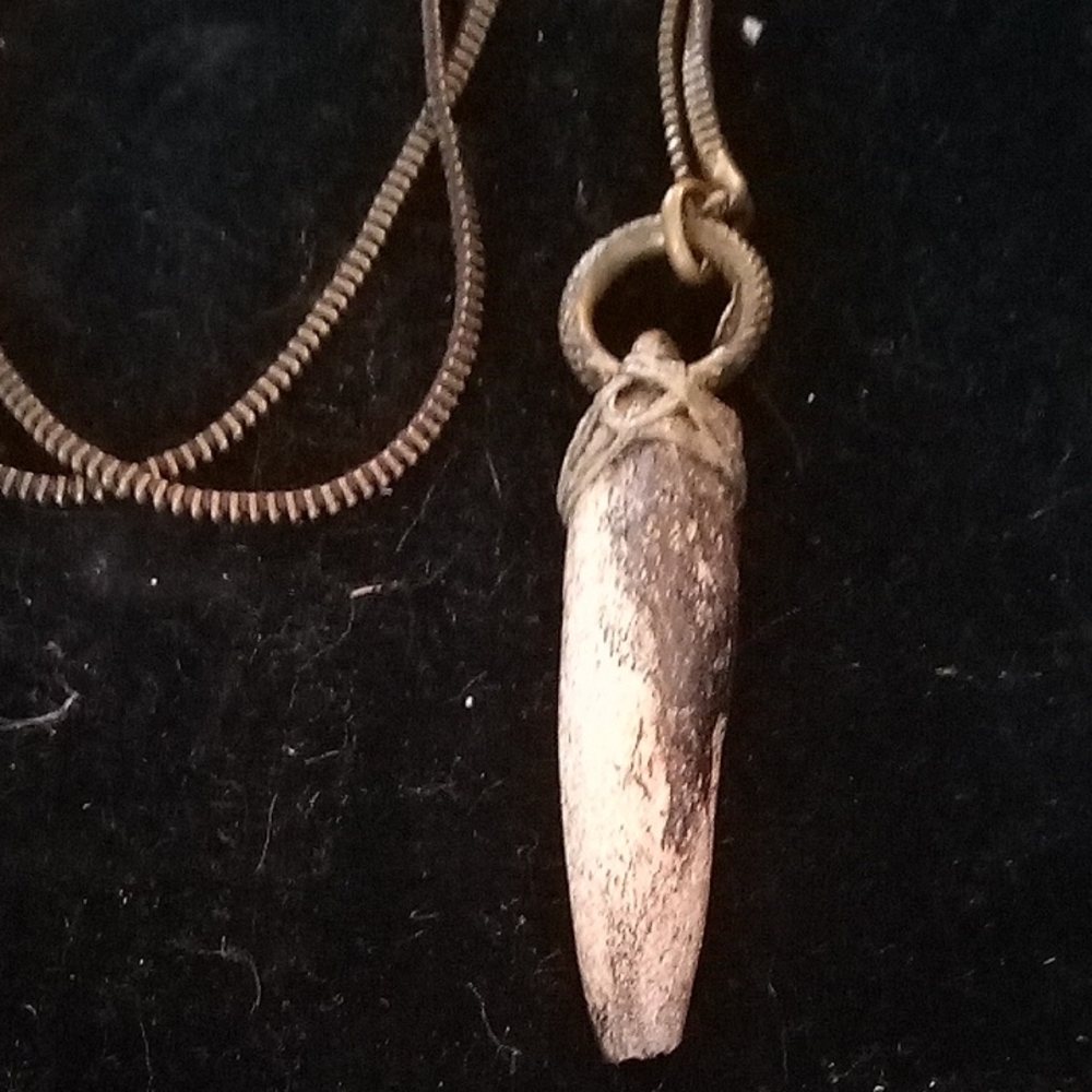 Gold-Tone Necklace - Women Jewelry Fyi.. Looks Like The Tip Is Broken Off ..